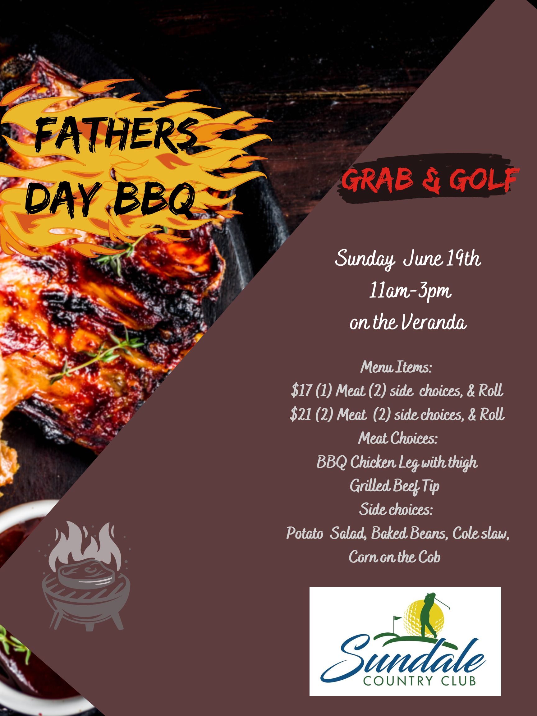 Father's Day BBQ Sundale Country Club & Petroleum Club at Sundale