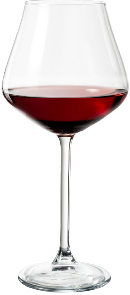 wine glass with red wine
